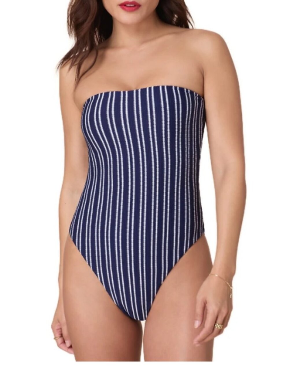 Andie The Kauai Strapless One Piece Swimsuit Large Tall